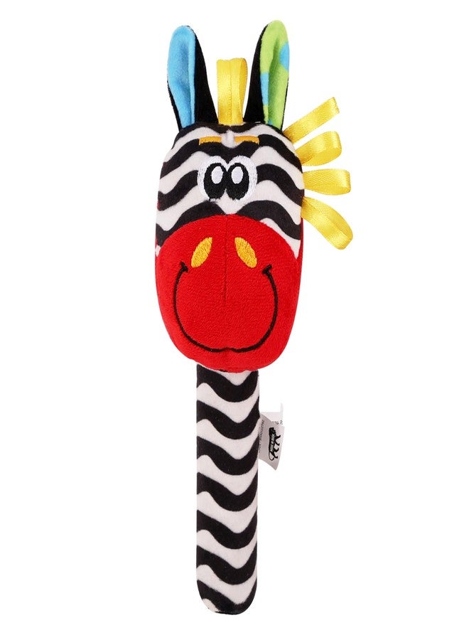 Nuluv Baby Rattle Toy, Colorful, Lightweight and Non-Toxic, Stimulates Auditory and Motor Skills, Lightweight and Easy to Hold Toy, for Babies 3+ Months, Red - Image 1